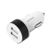 Chargeur de voiture portable à 2 ports pour téléphone