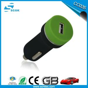 Chargeur de voiture USB unique portable pour téléphone portable