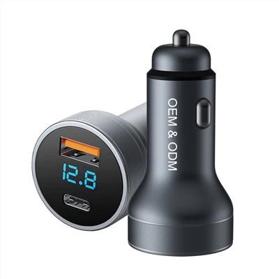 Chargeur de voiture avec affichage LED