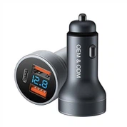 Chargeur de voiture USB LED avec 2 ports USB