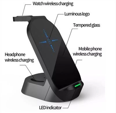 Chargeur sans fil rond 10w