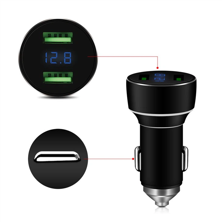 Chargeur de voiture USB 2 ports Hotsell, chargeur de voiture 12v, chargeur de voiture à Charge rapide