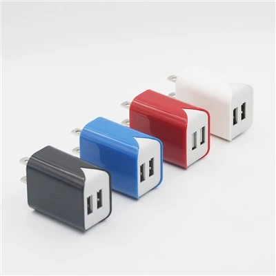 Chargeur de voyage Adaptateur de chargeur mural double USB